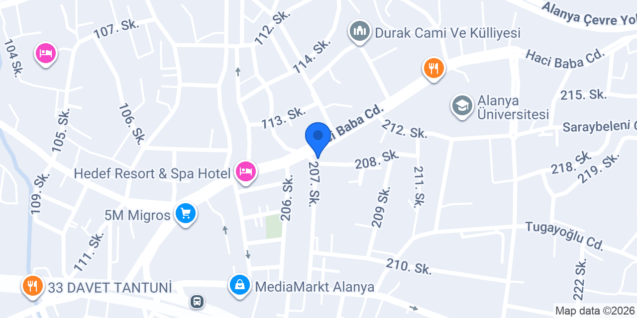 AYDINLI PERDE konumu