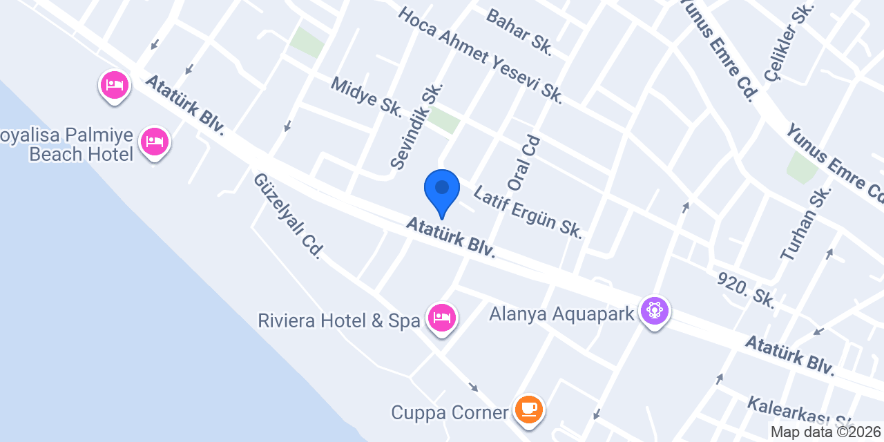 Atlas veteriner klinigi konumu