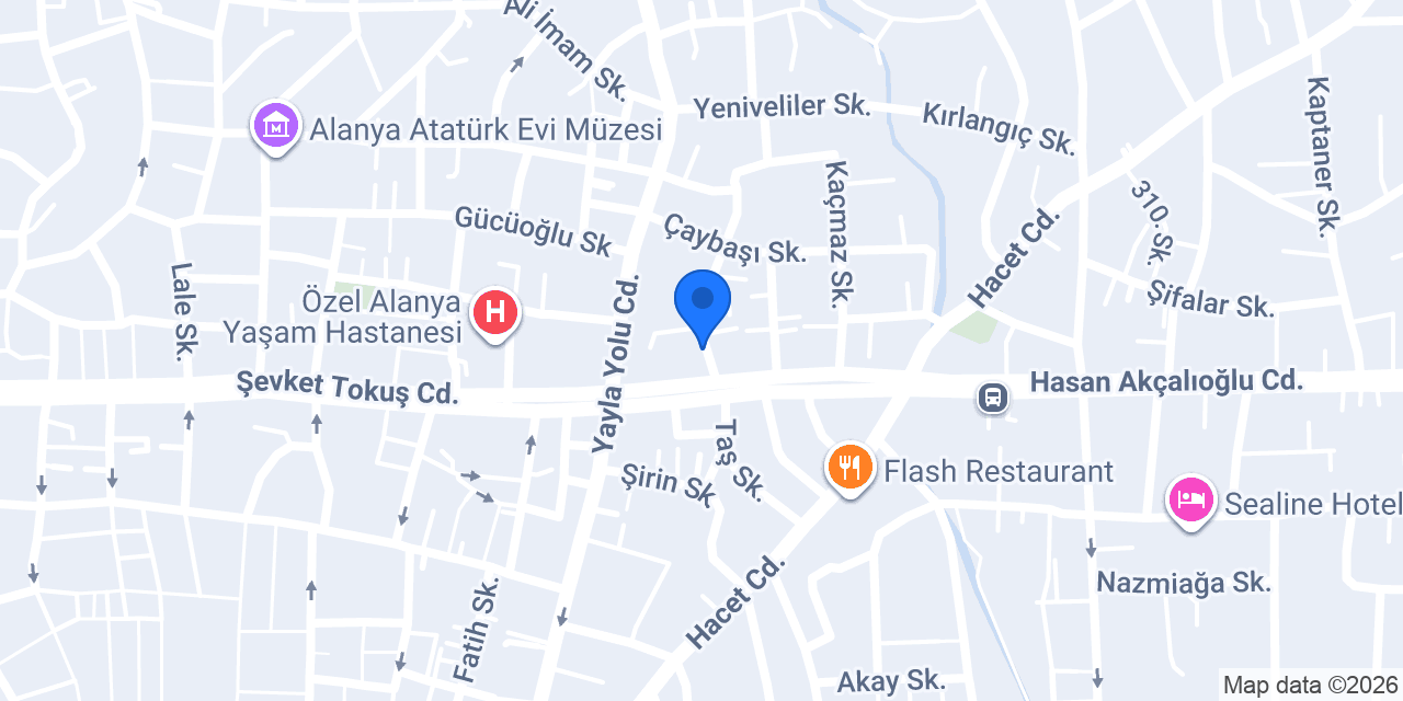 Konyalı Hacı Bey Restoran konumu