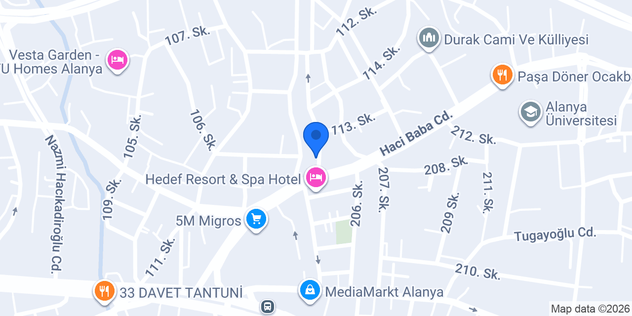 Alanya Semaver Tost konumu