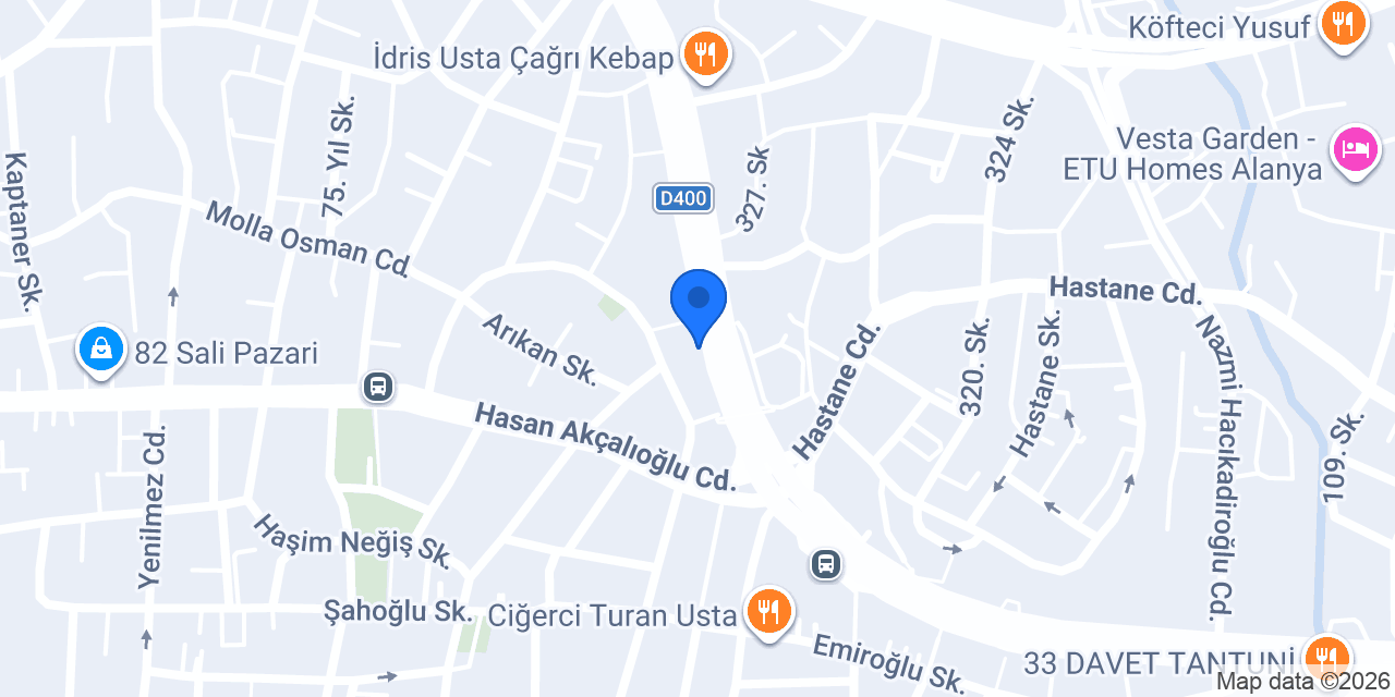 Has Oto Lastik & Akü konumu