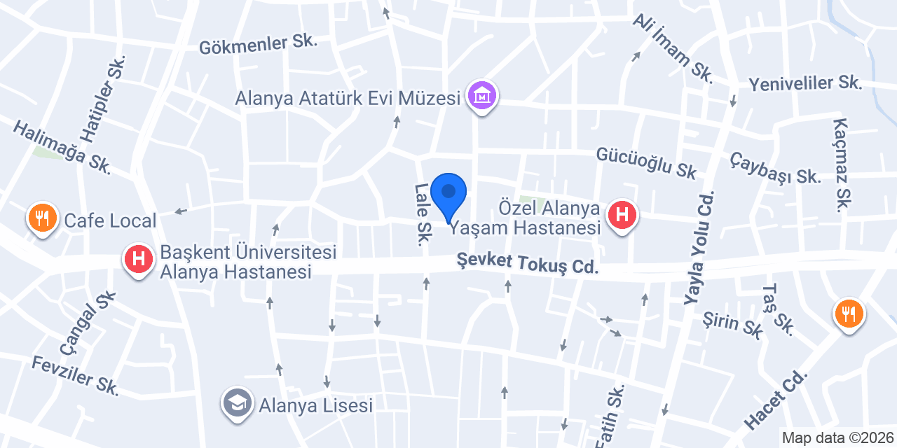 Gülistan Kreş konumu