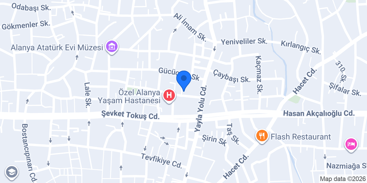 DEFNE CAFE FAST FOOD konumu