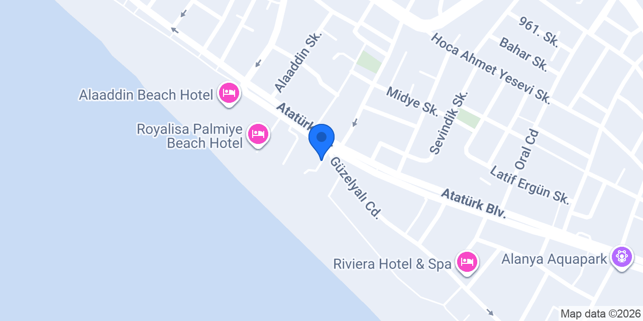 Elysee Beach Hotel konumu