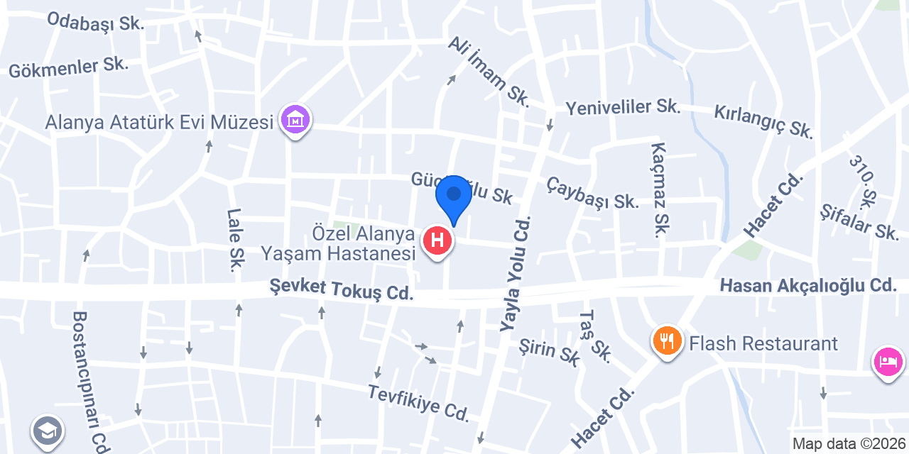 Çiçek Evim konumu