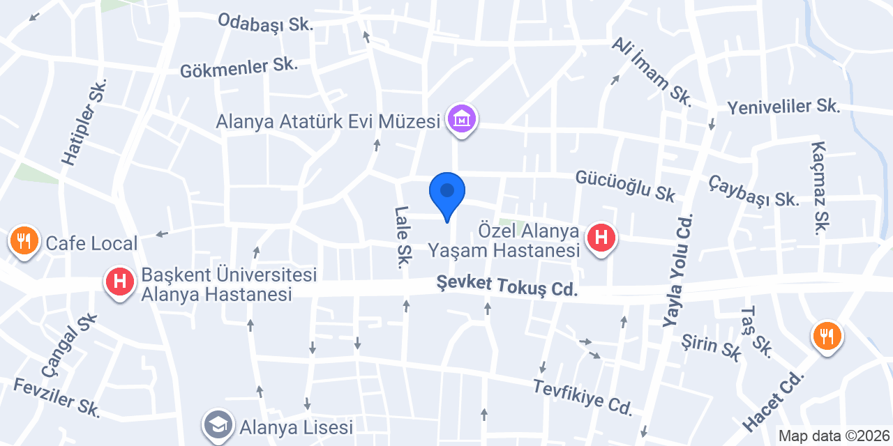 Yelken Cafe konumu