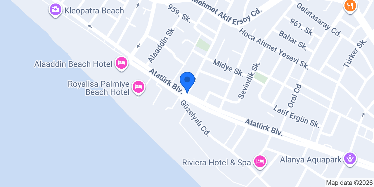 ALANYA Taksi Аланья Такси konumu
