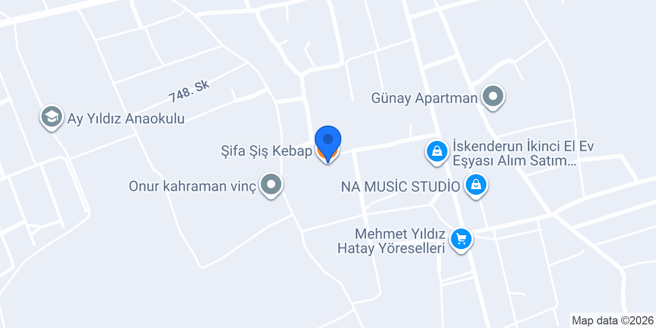 Şifa Şiş Kebap konumu