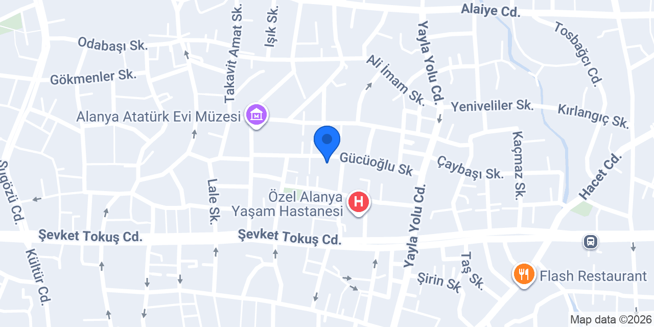Alaiye Raf Alanya konumu