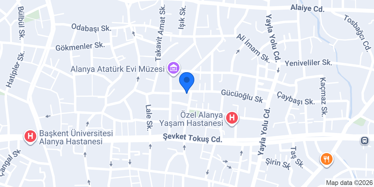 Fast Visa Alanya konumu