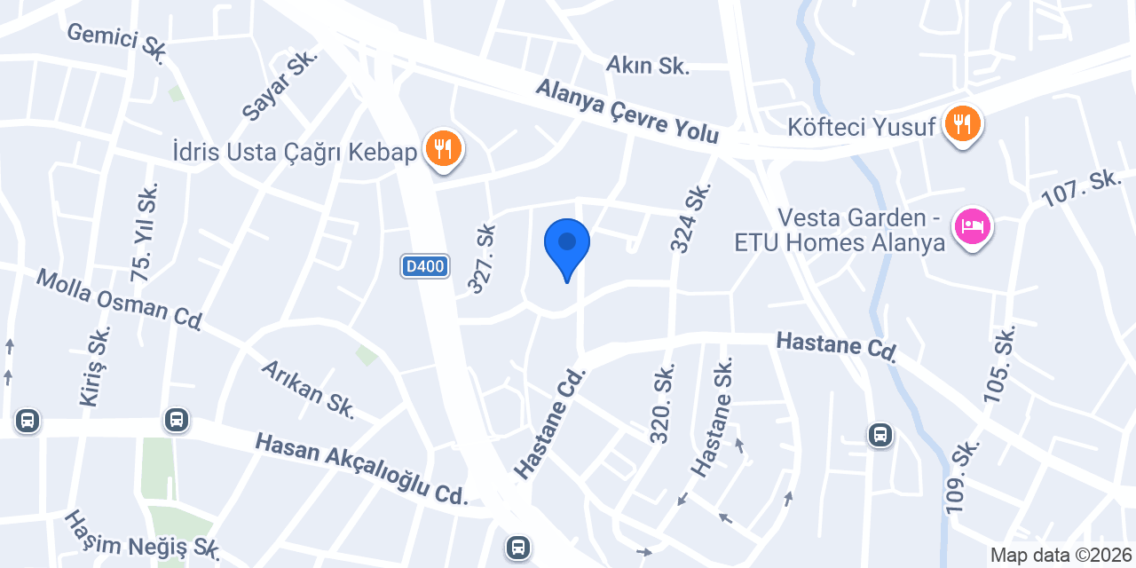 Alanya Irmak Kreş konumu