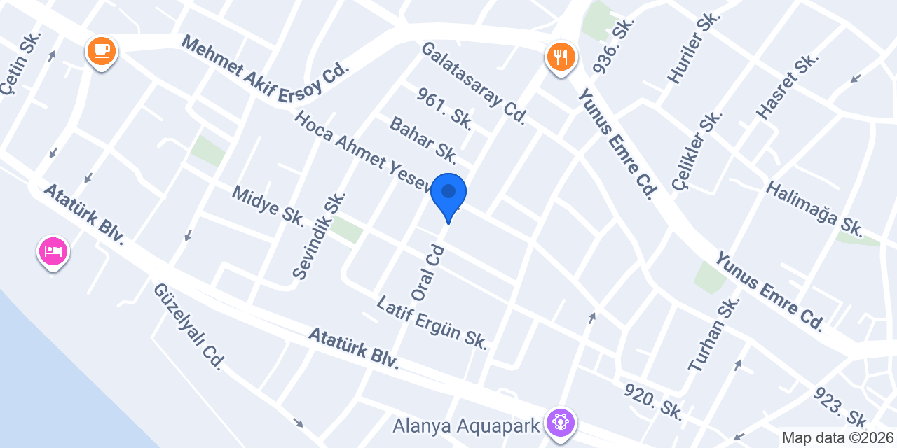 AKDENIZ TAKSI konumu