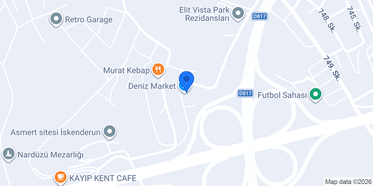Deniz Market konumu