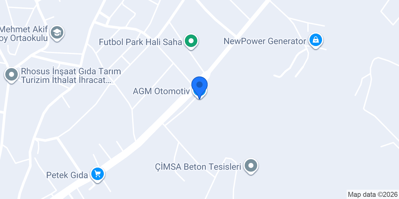 AGM Otomotiv konumu