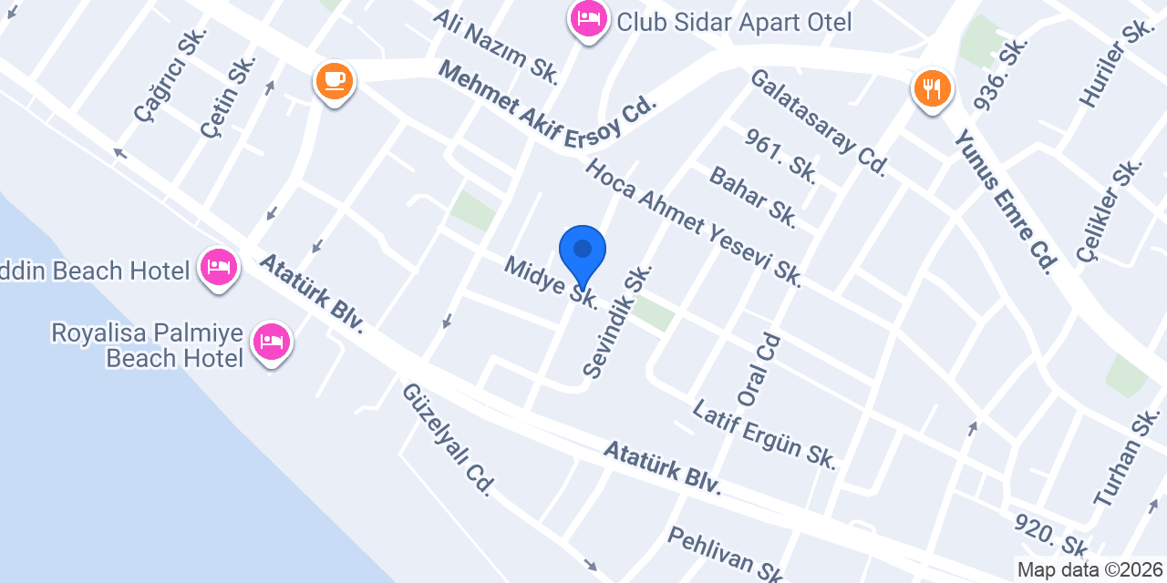 Alanya Excursion-Arbat Travel konumu