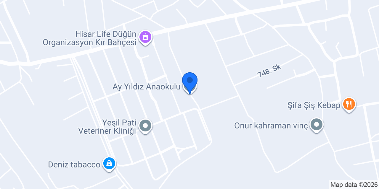 Ay Yıldız Anaokulu konumu