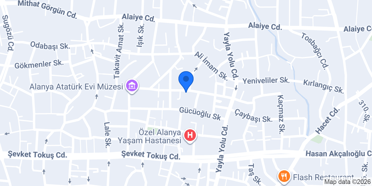 Mutlu Sürücü Kursu konumu