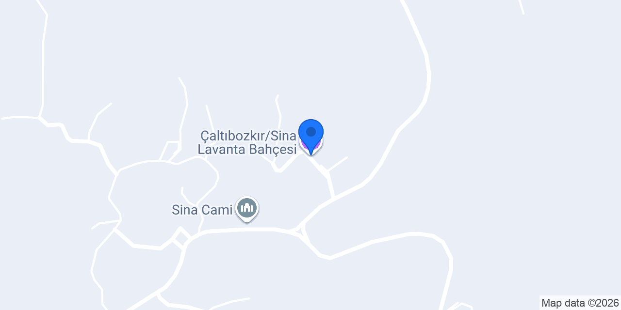 Çaltıbozkır/Sina Lavanta Bahçesi konumu