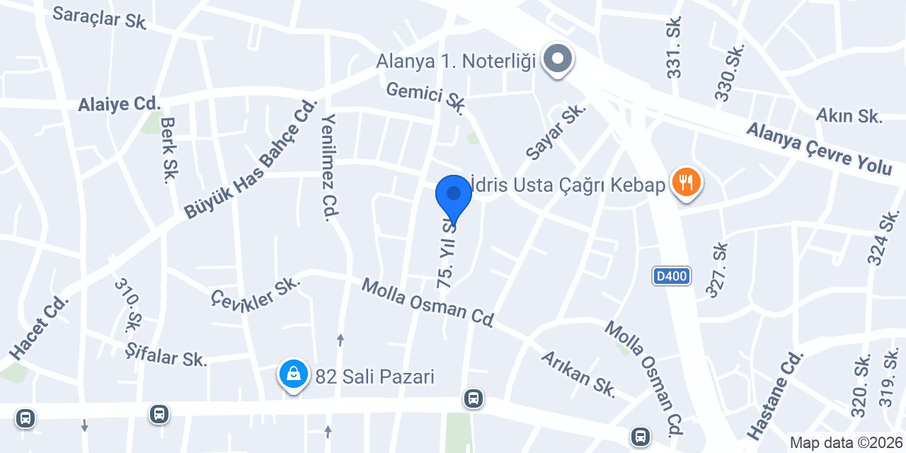Çetin sıhhi Tesisat konumu