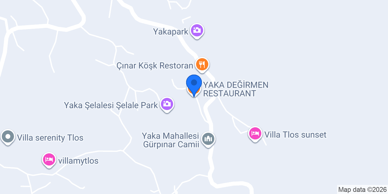 YAKA DEĞİRMEN RESTAURANT konumu