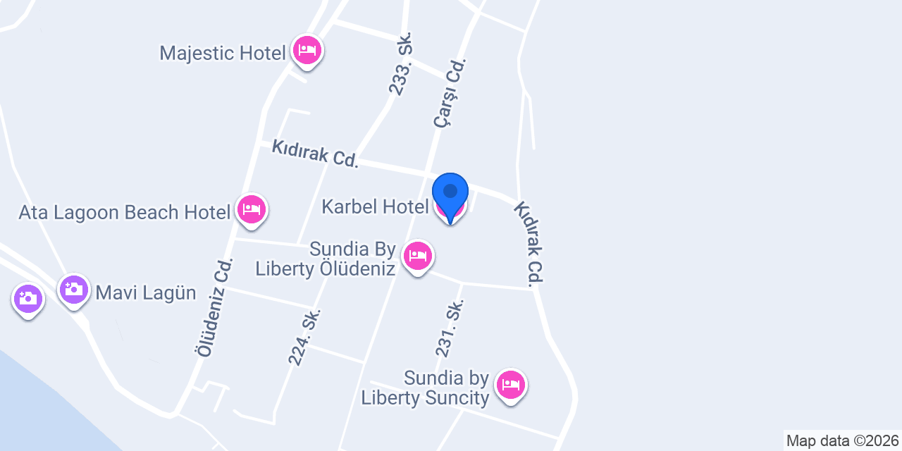 Karbel Hotel konumu