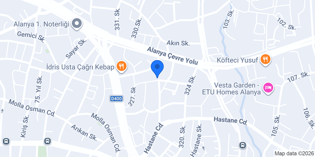 Açelya Çocuk Kulübü konumu