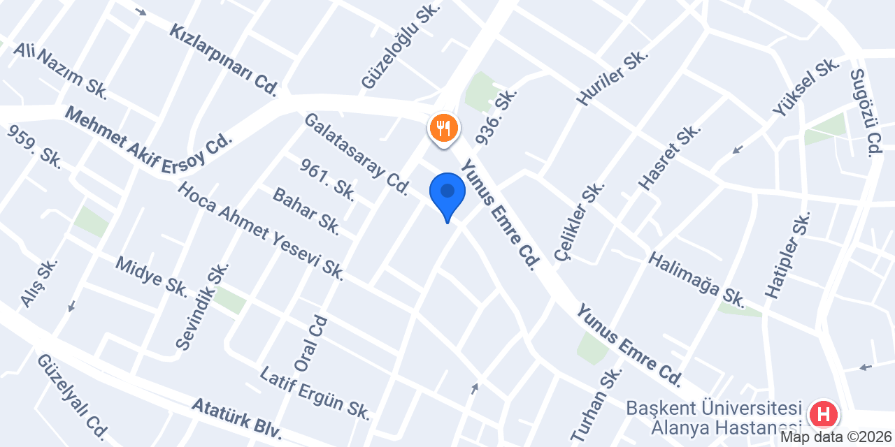 Çınar Rent A Car konumu