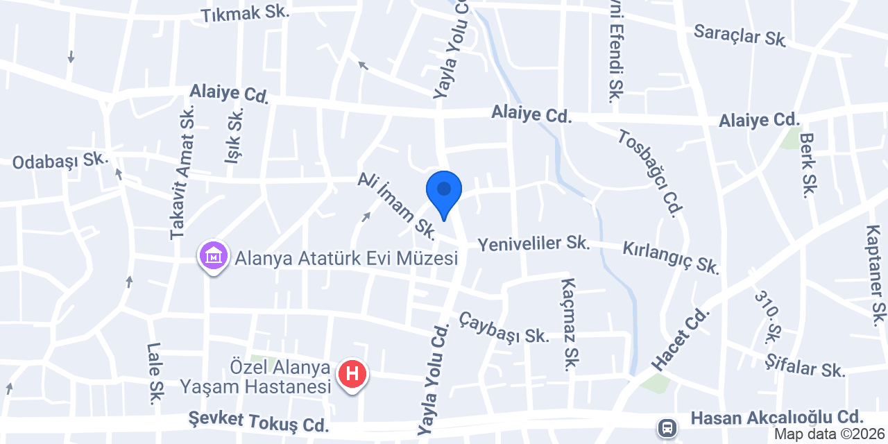 Tunç Döşeme konumu