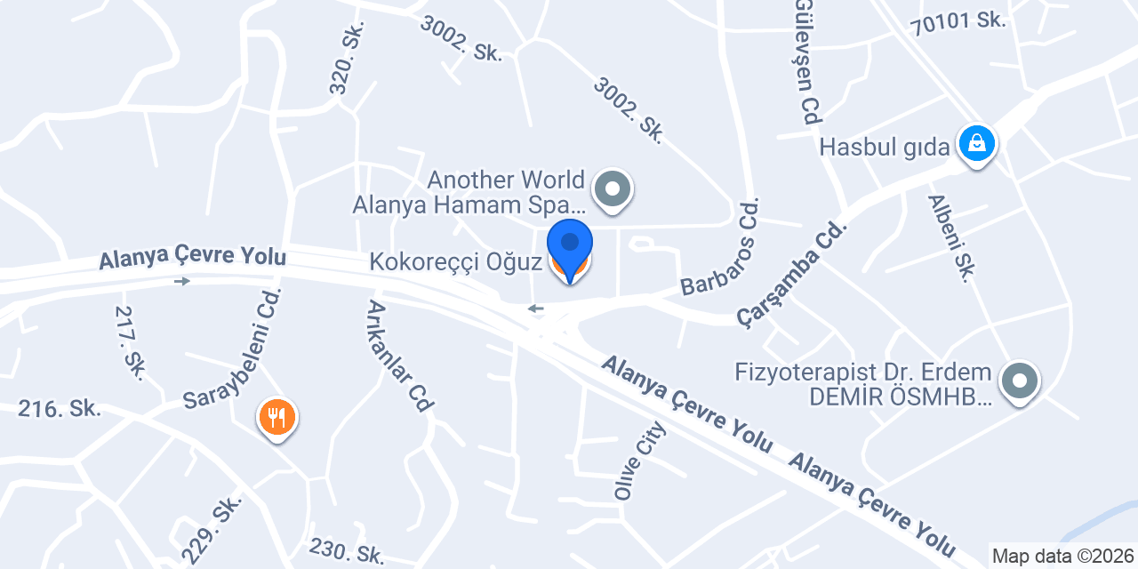 Kokoreççi Oğuz konumu