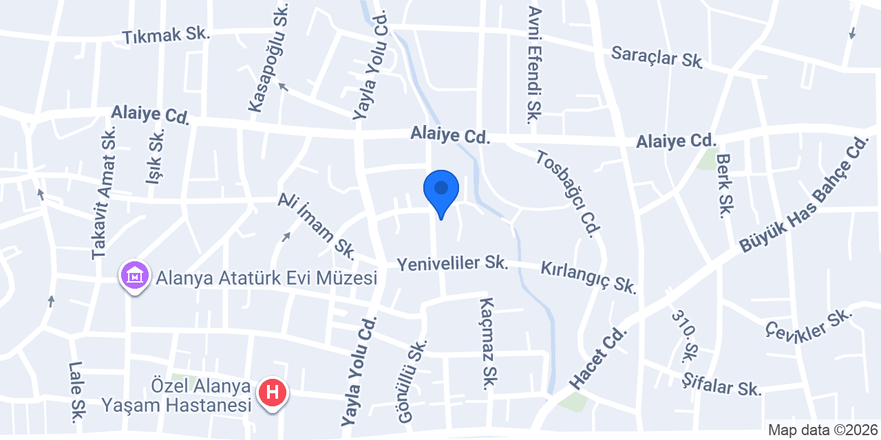 Tektaş Taşımacılık konumu
