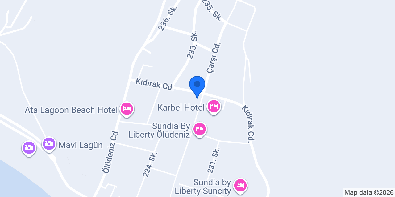 Karbelsun Hotel konumu
