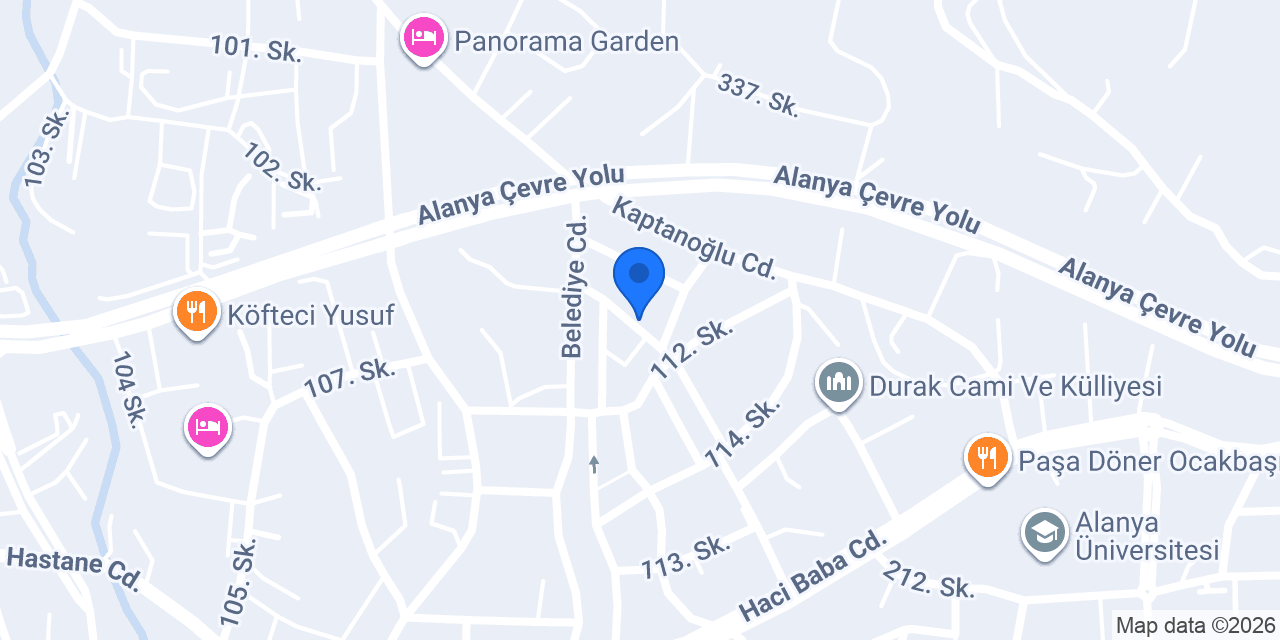 Dizayn Cam Alanya konumu