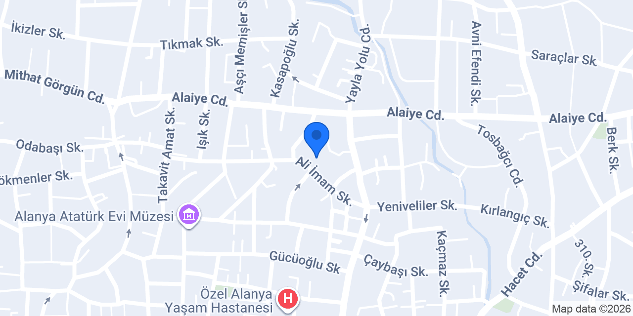 nazar hediyelik alanya konumu