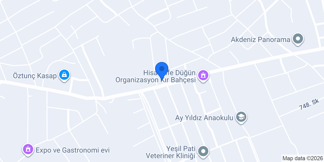 Hazal Mobilya konumu