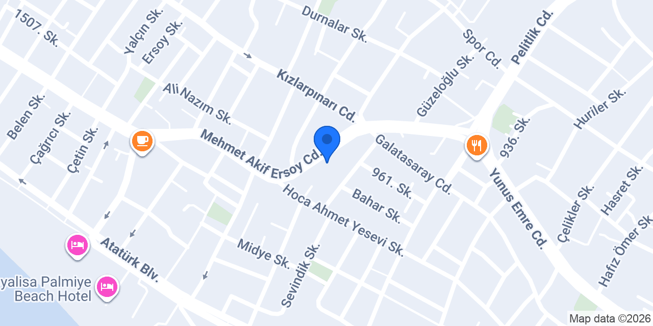 All Dental Alanya konumu