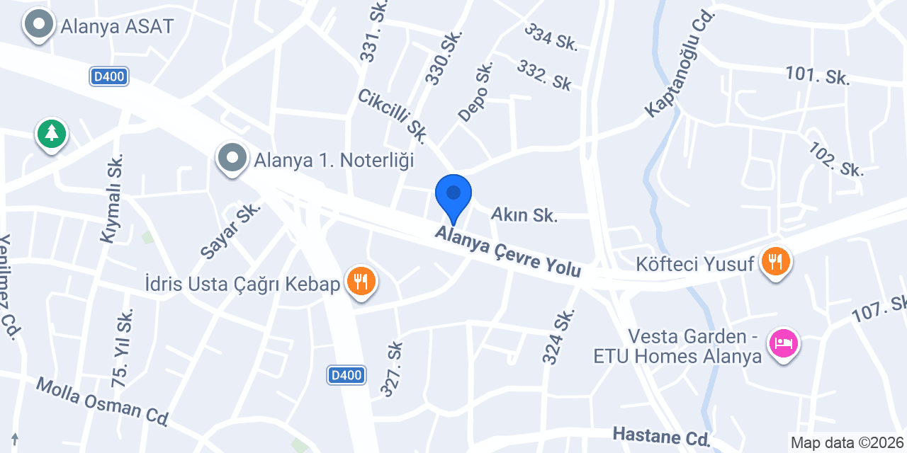 Süvari Otomotiv konumu