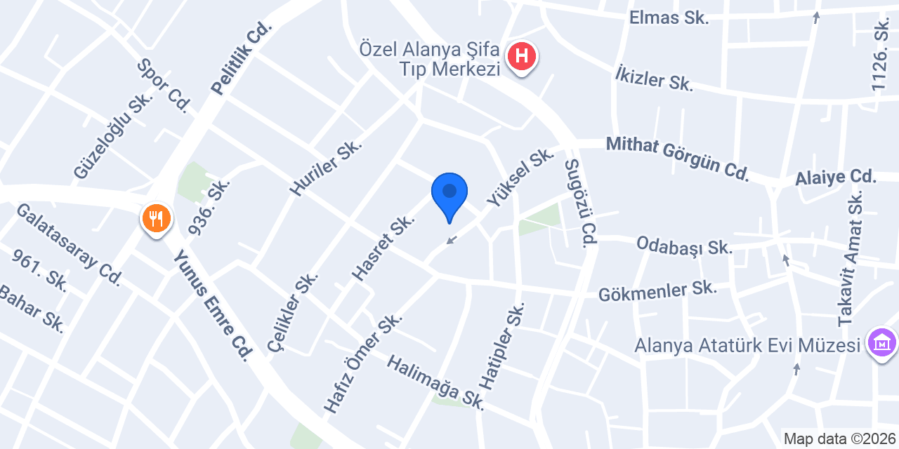 Hidayet Görgün Ortaokulu konumu