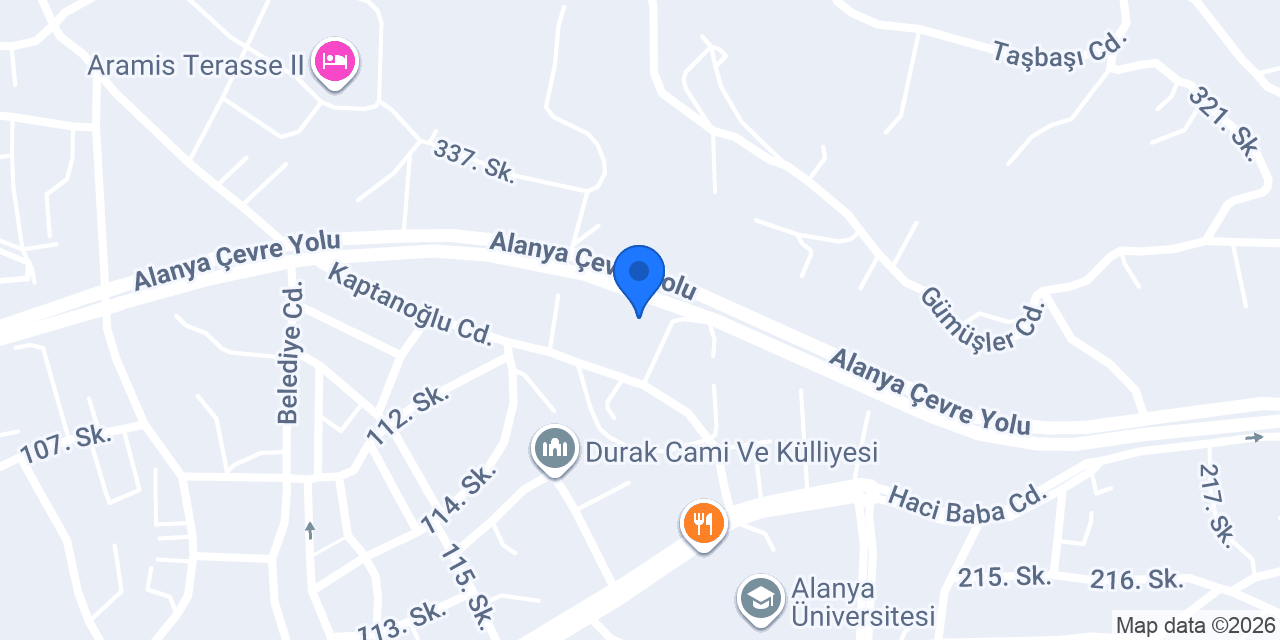 Çiçek Karavan konumu