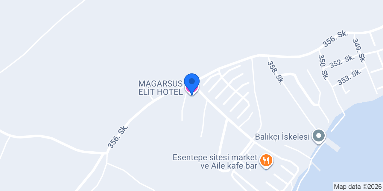 MAGARSUS ELİT HOTEL konumu