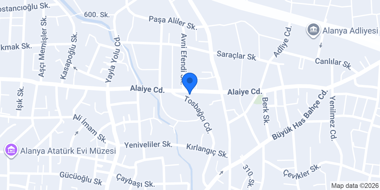 Alanya Elektrikli Scooter Servisi konumu