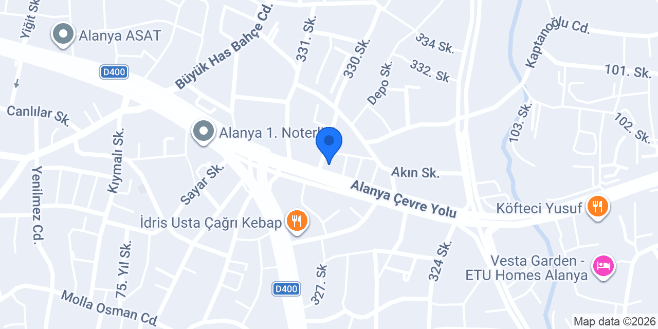 Akbaş Seramik ve İnşaat Malzemeleri konumu