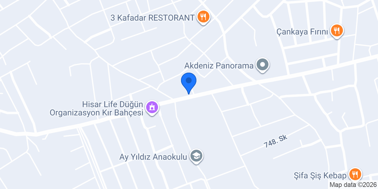 Özinan Beton Parke konumu