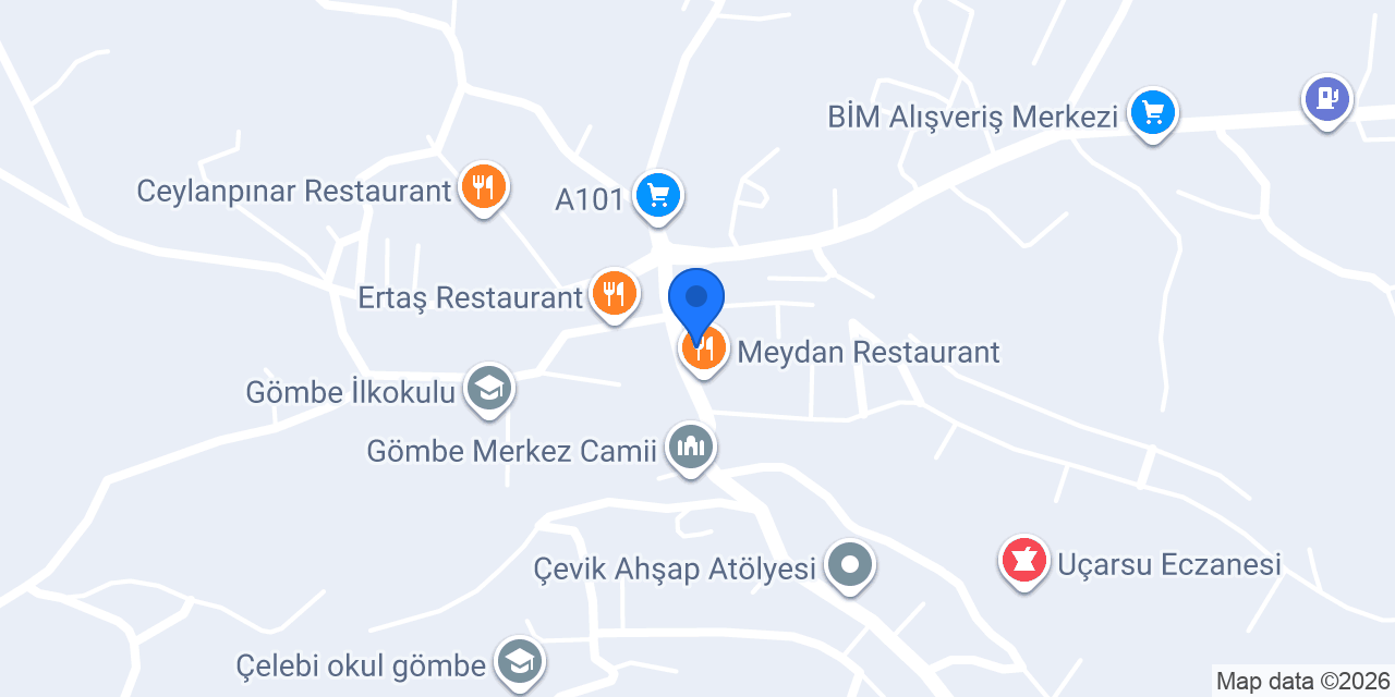 UÇARSU DONDURMA konumu