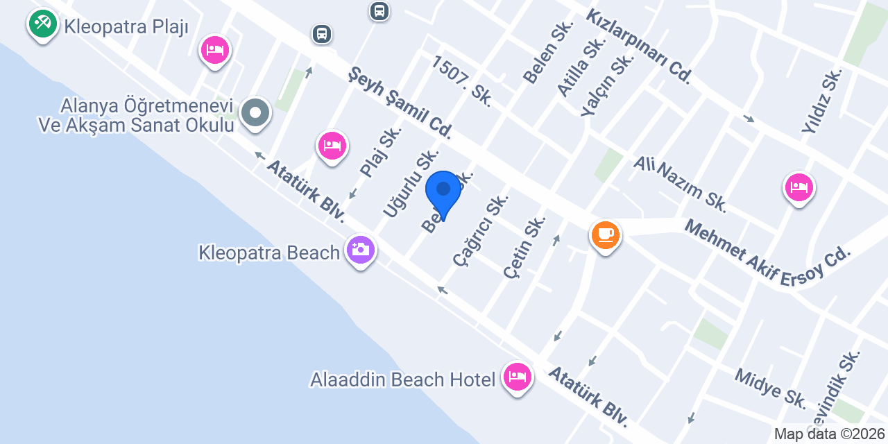 Alanya Ada Apart Hotel konumu