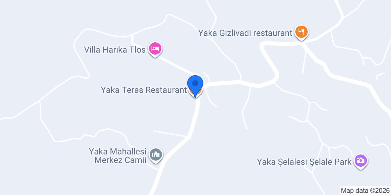 Yaka Teras Restaurant konumu