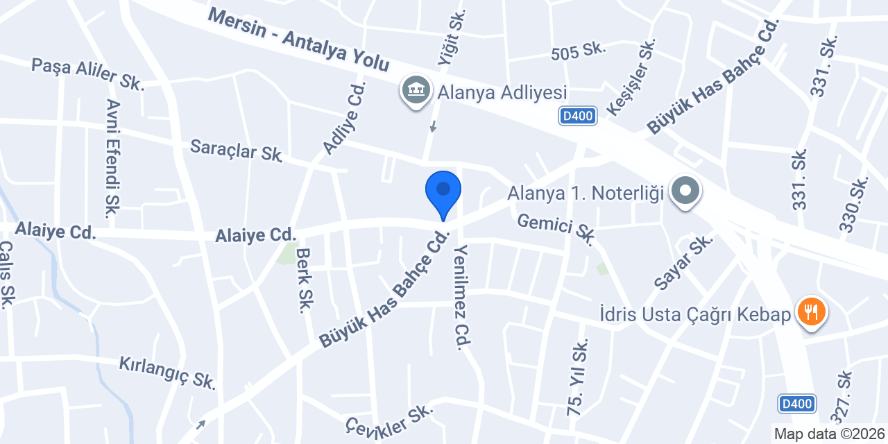 Okyanus Balık Evi Alanya konumu