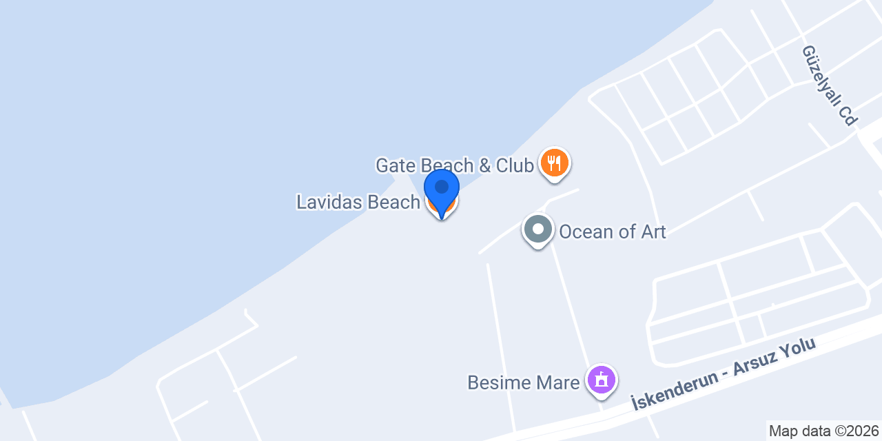 Lavidas Beach konumu