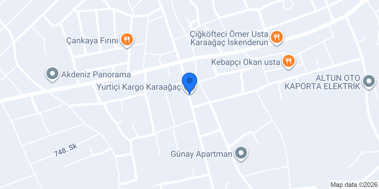 Yurtiçi Kargo Karaağaç konumu