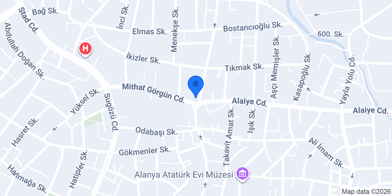 AK ALANYA TURİZM & TRANSFER konumu