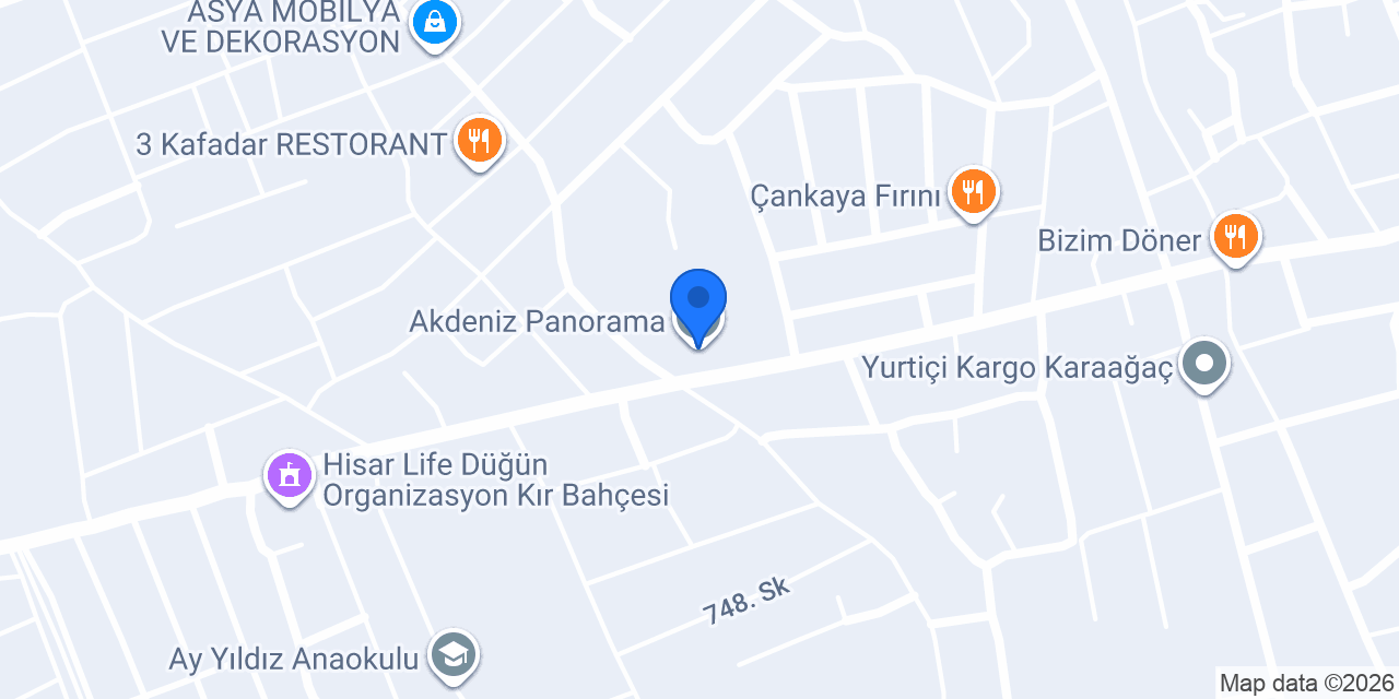 Akdeniz Panorama konumu